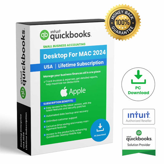 QuickBooks Mac Desktop Pro Plus 2024 Lifetime Activation