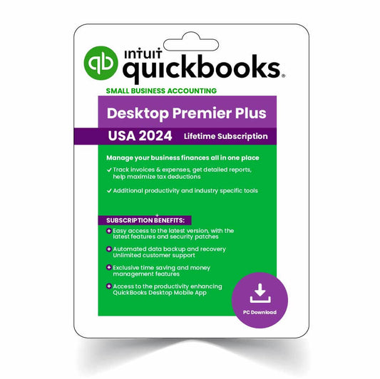 QuickBooks Desktop Premier Plus 2024 - Lifetime Activation
